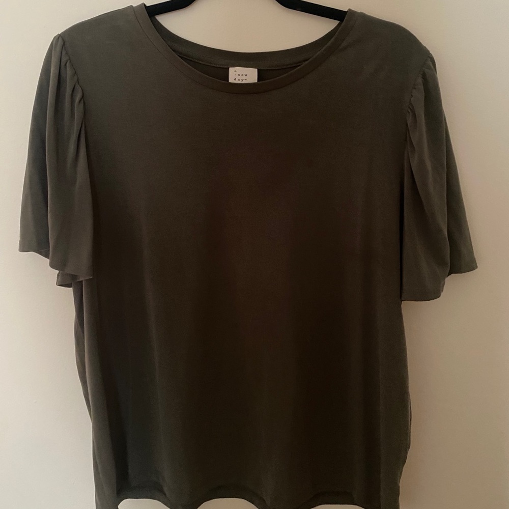 OLIVE GREEN BLOUSE